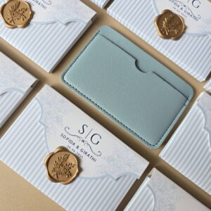 SEU-014 Card Holder ซองใส่บัตร สกรีน / ปั้มโลโก้ แบบ 3 ช่อง