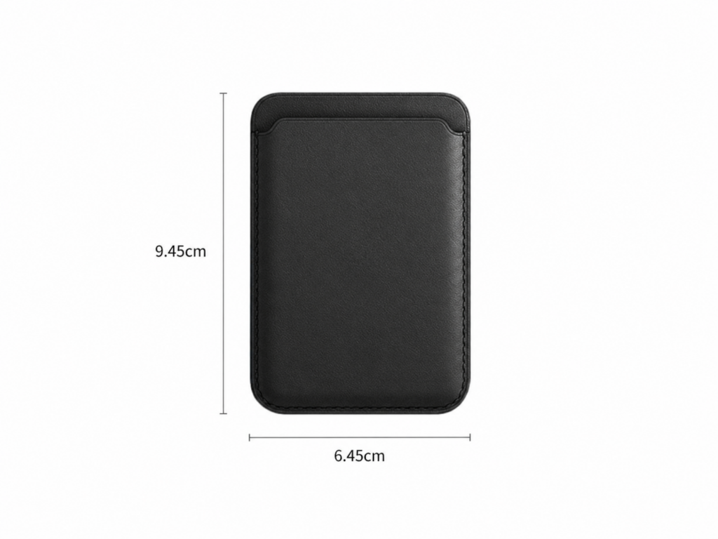ซองใส่บัตรติดมือถือ พรีเมี่ยม  สกรีนโลโก้  ปั๊มจม ปั้มทอง Magnetic Card Holder