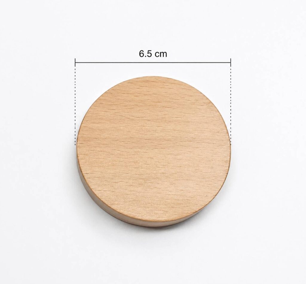 ที่เปิดขวดไม้บีช 6.5 ซม. สกรีนโลโก้ UV / เลเซอร์ ของชำร่วยพรีเมี่ยม (Custom Wooden Bottle Opener 6.5 cm – UV Print & Laser Engraving)